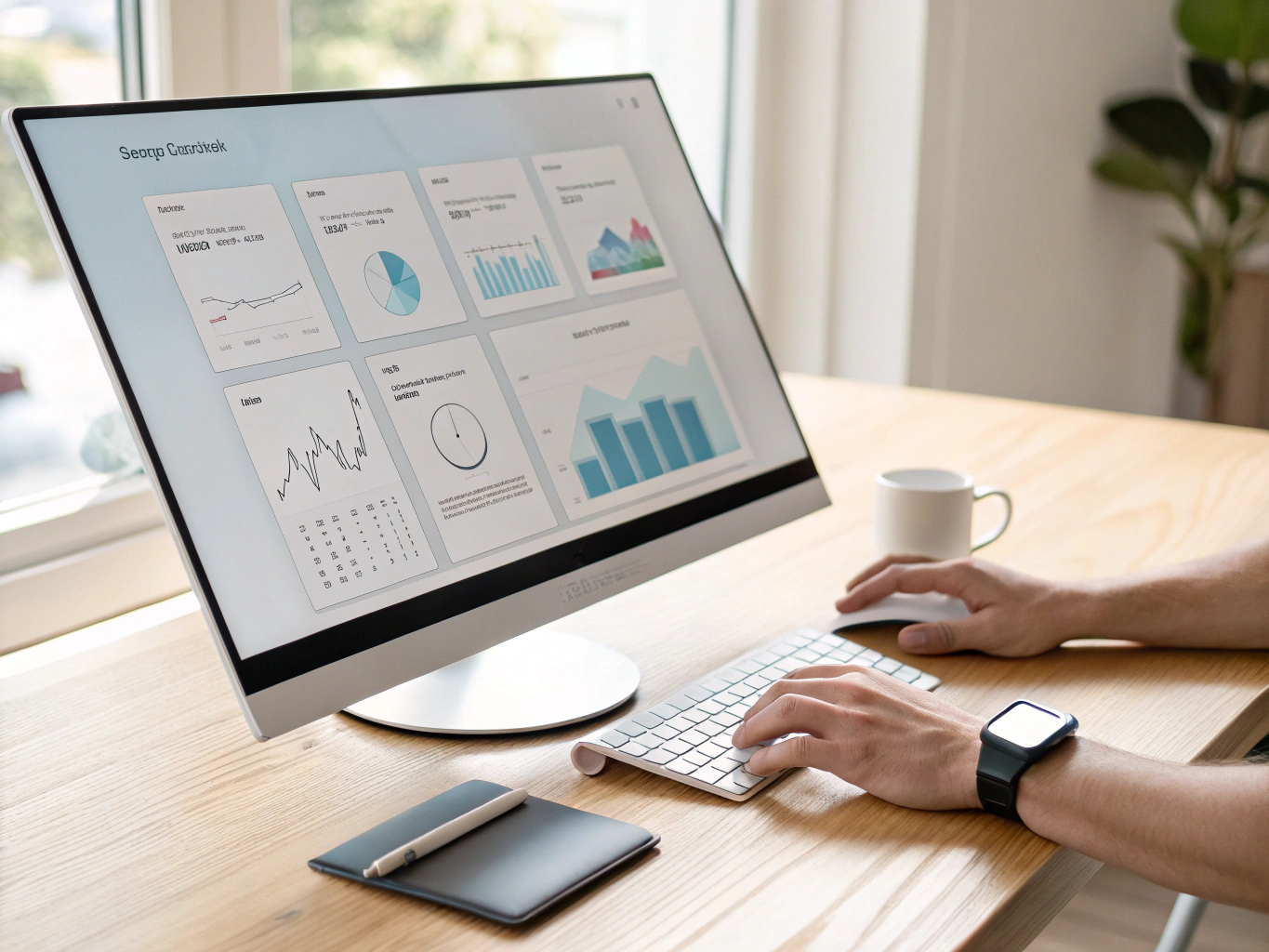 Dashboard cloud accessibile da diversi dispositivi mobili